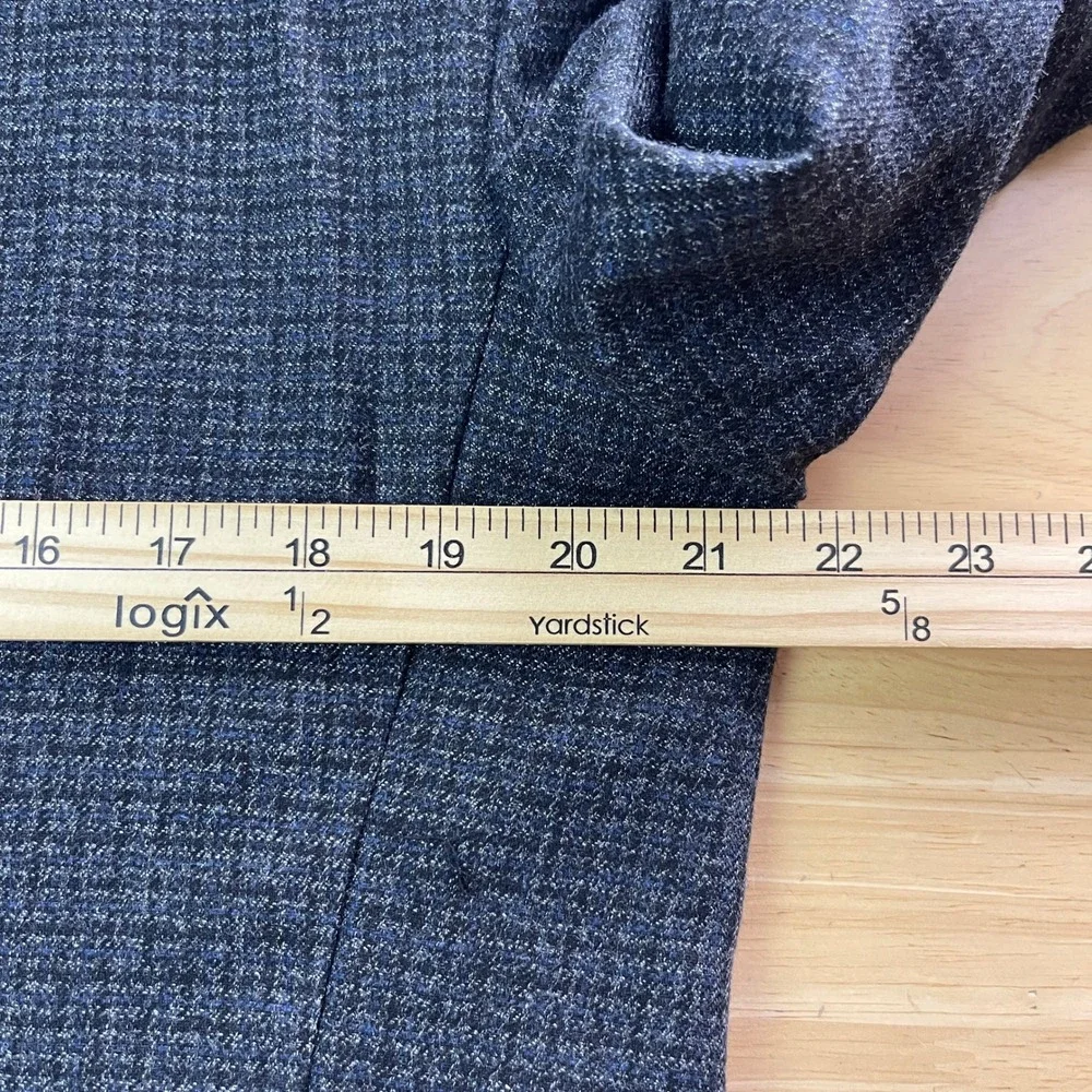 Jos A Bank RESERVE‎ Tollegno 1900 Wool Blend 43L Blazer Sport Coat Jacket Grey